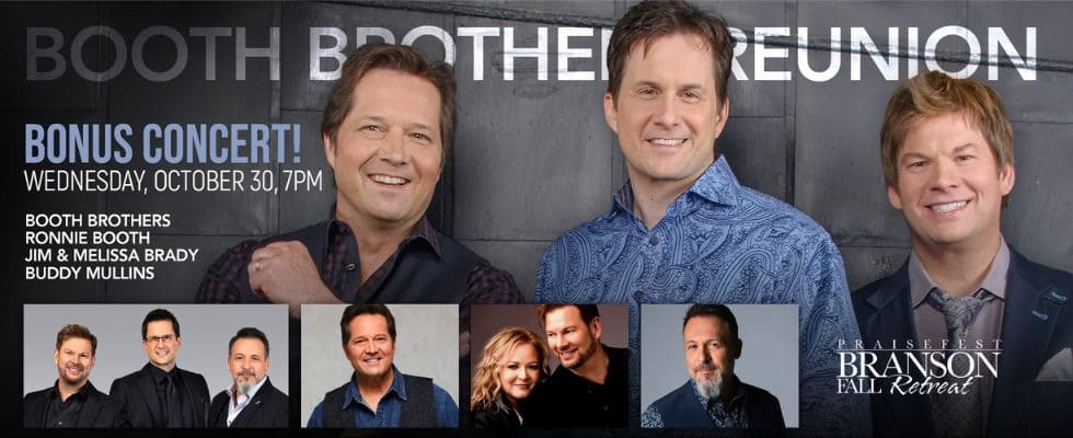 Booth Brothers Reunion Concert Header