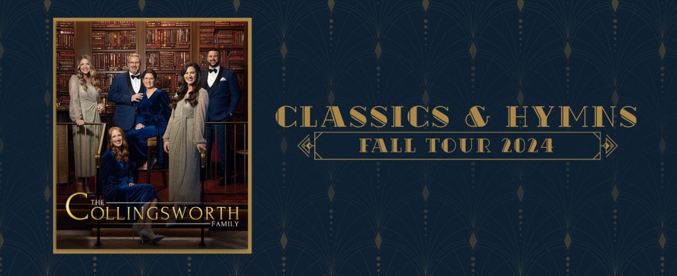 The Collingsworth Family Classics & Hymns Fall 2024 Tour Header